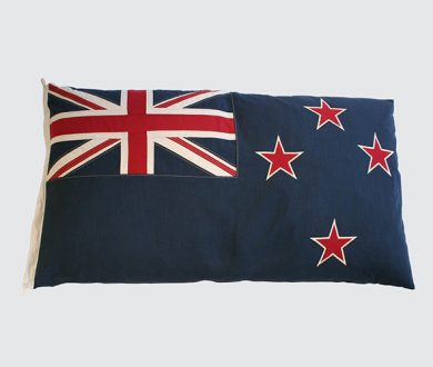 Flag cushion by Timothy Oulton