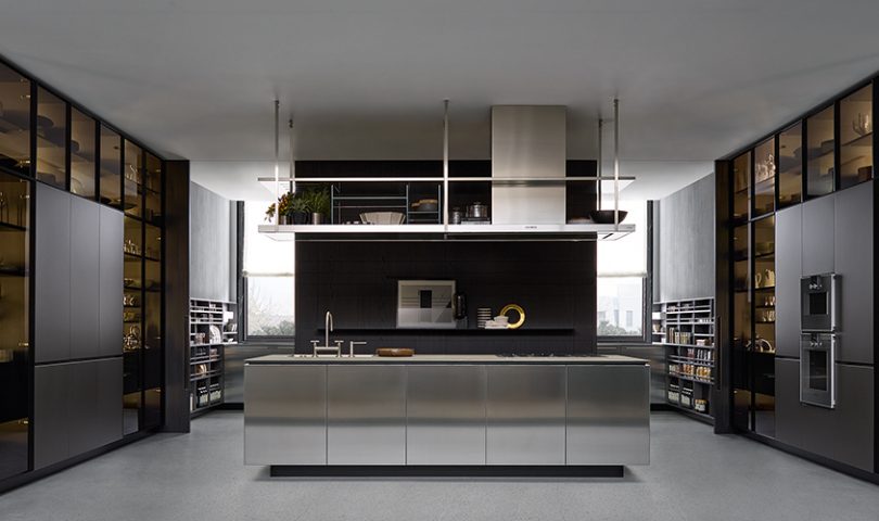 This alluring kitchen is delivering a masterclass in refined, contemporary design