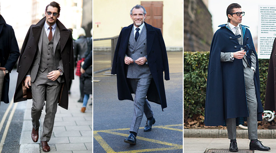 More men should ditch the sleeves and drape their coats over their