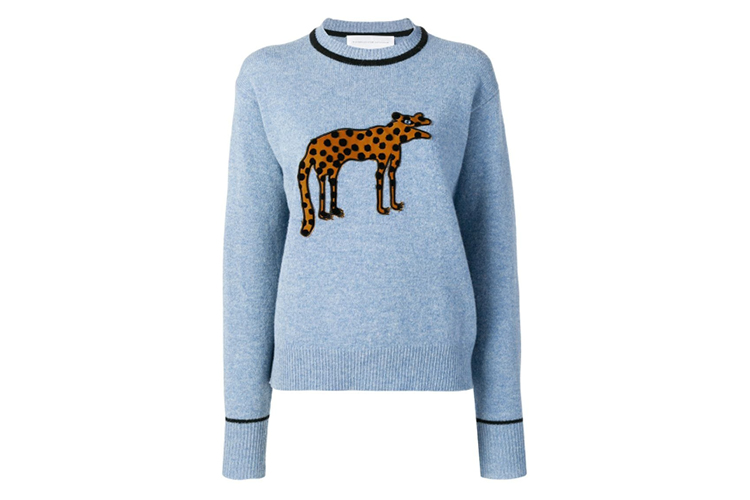 Victoria by Victoria Beckham Creature embroidered sweater