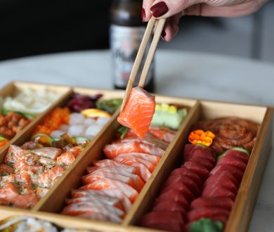 With party season on the horizon, this sashimi catering box is exactly what you need