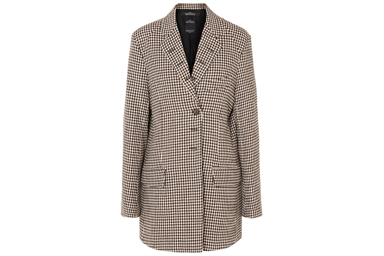 ROKH oversized houndstooth blazer