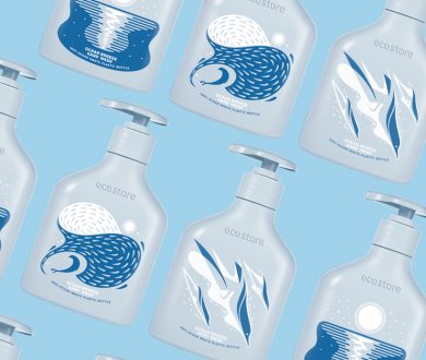 These elegant, limited-edition Hand Wash bottles are crafted entirely from Ocean Waste Plastic