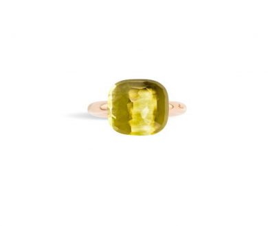 Pomellato Nudo Assoluto Ring with Lemon Quartz