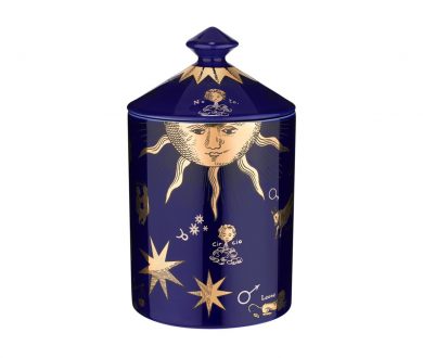 Fornasetti Limited Edition Astronomici Blue Candle