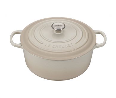 Meringue Signature Cast Iron Round Casserole