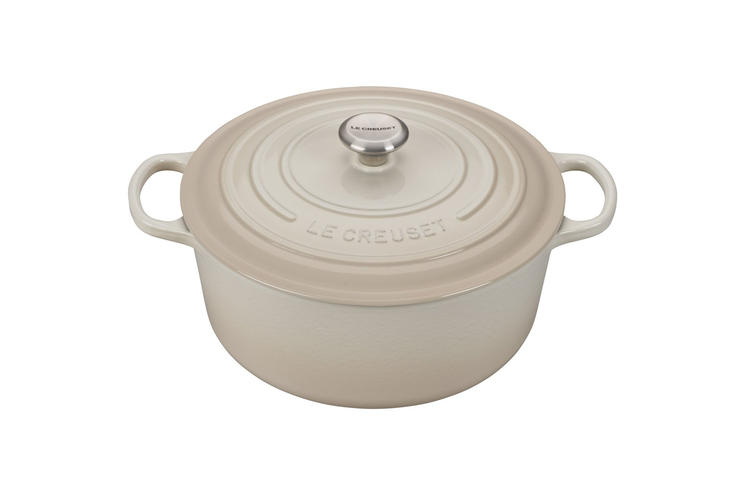 Meringue Signature Cast Iron Round Casserole