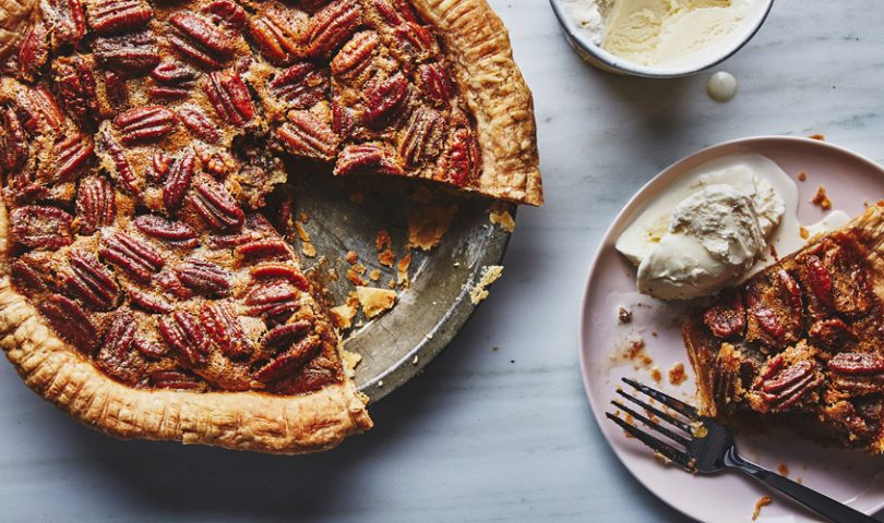 Just in time for the big day, here’s the only recipe you need for a cinnamon-spiced pecan pie