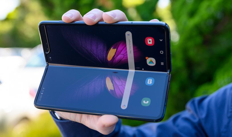 Welcome to the future — Samsung has just released a phone with a foldable screen