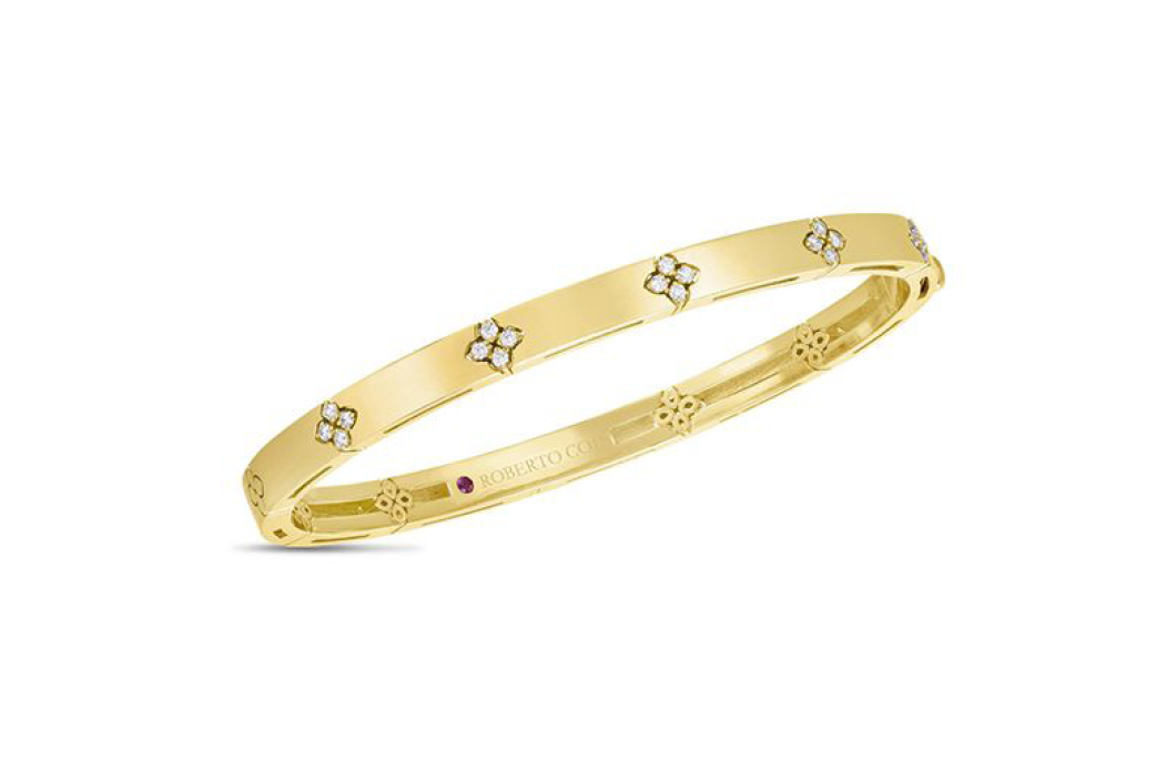 Love in Verona gold bangle