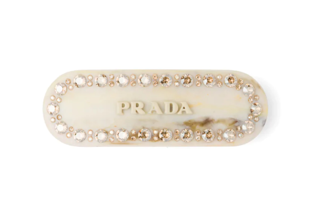 Prada plex hair clip