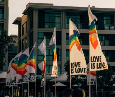 Pride is on show at Viaduct Harbour with a vibrant Rainbow Week