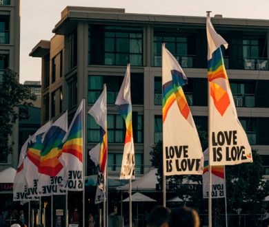 Pride is on show at Viaduct Harbour with a vibrant Rainbow Week