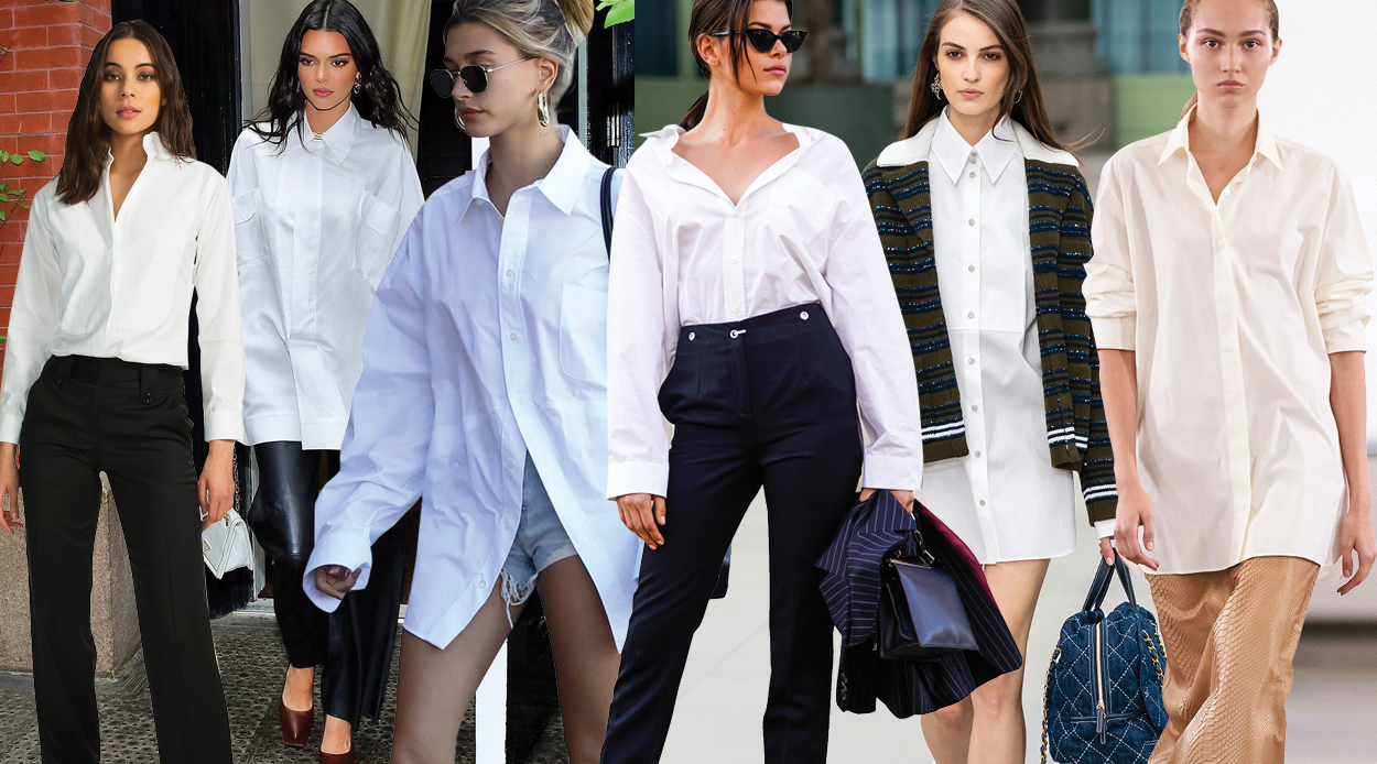 The classic white shirt can flatter the silhouette of every woman