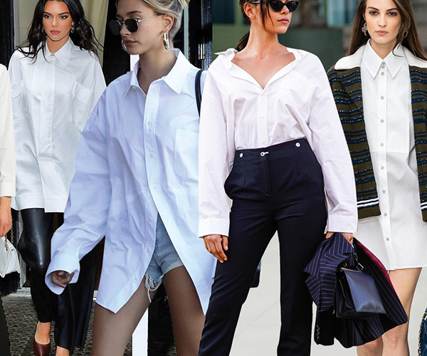 The classic white shirt can flatter the silhouette of every woman, so ...