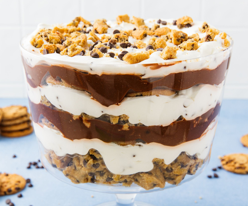 This cookie dough trifle recipe is giving a nostalgic spin to the boozy