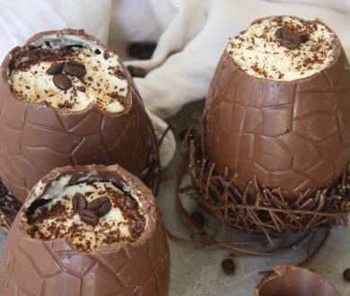 This tiramisu Easter egg recipe creates the decadent treat your long weekend needs