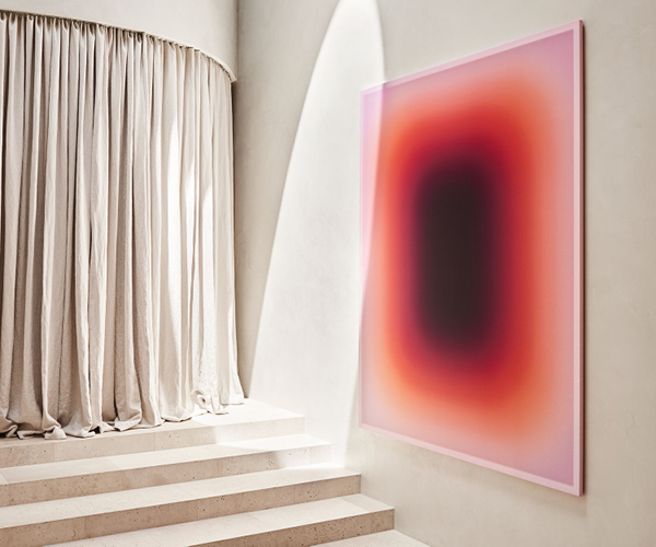 The sculptural form of the twostorey Canopy House seems to hover