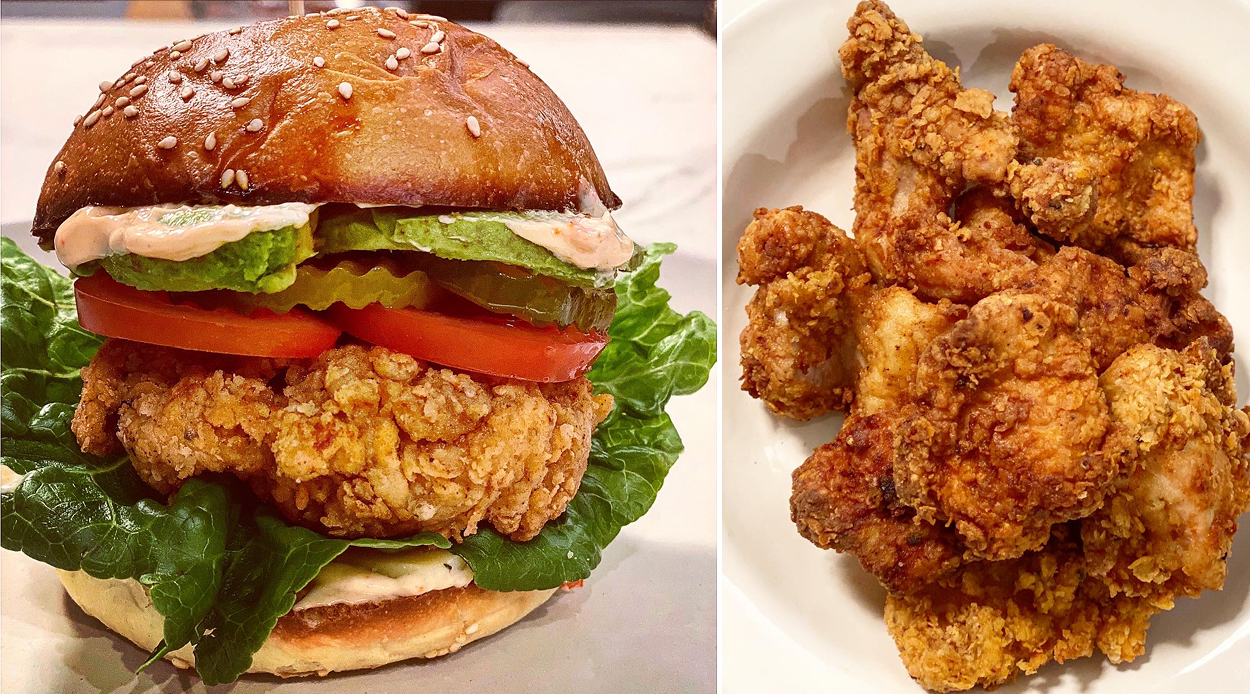 This fried chicken burger recipe will satisfy all your ...