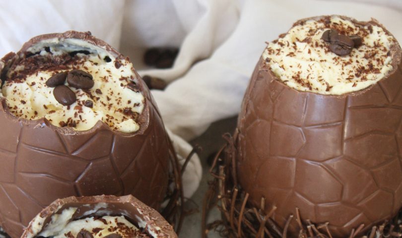 This tiramisu Easter egg recipe creates the decadent treat your long weekend needs