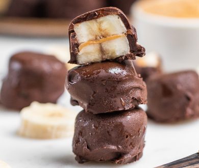This chocolate frozen banana bites recipe will be your go-to snack hack