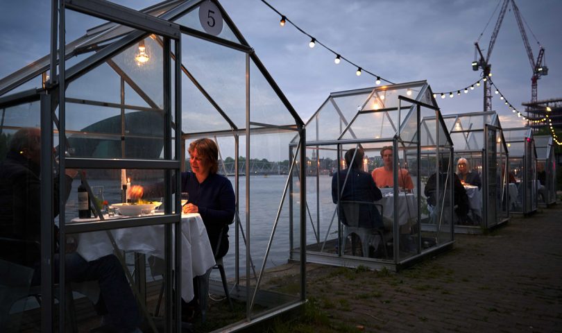 These social distancing glass houses are offering a sweet alternative to dining under the stars