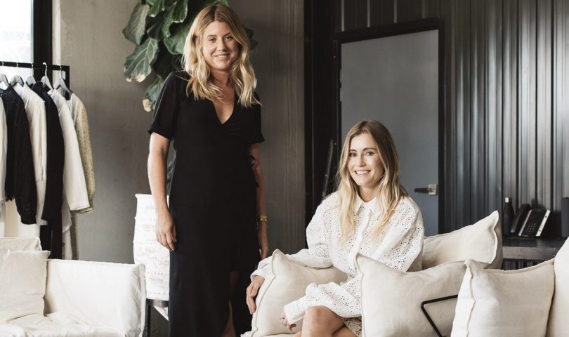 Nikki Campbell and Sophie Coote, founders of Sir The Label, on Ayers Rock and painting