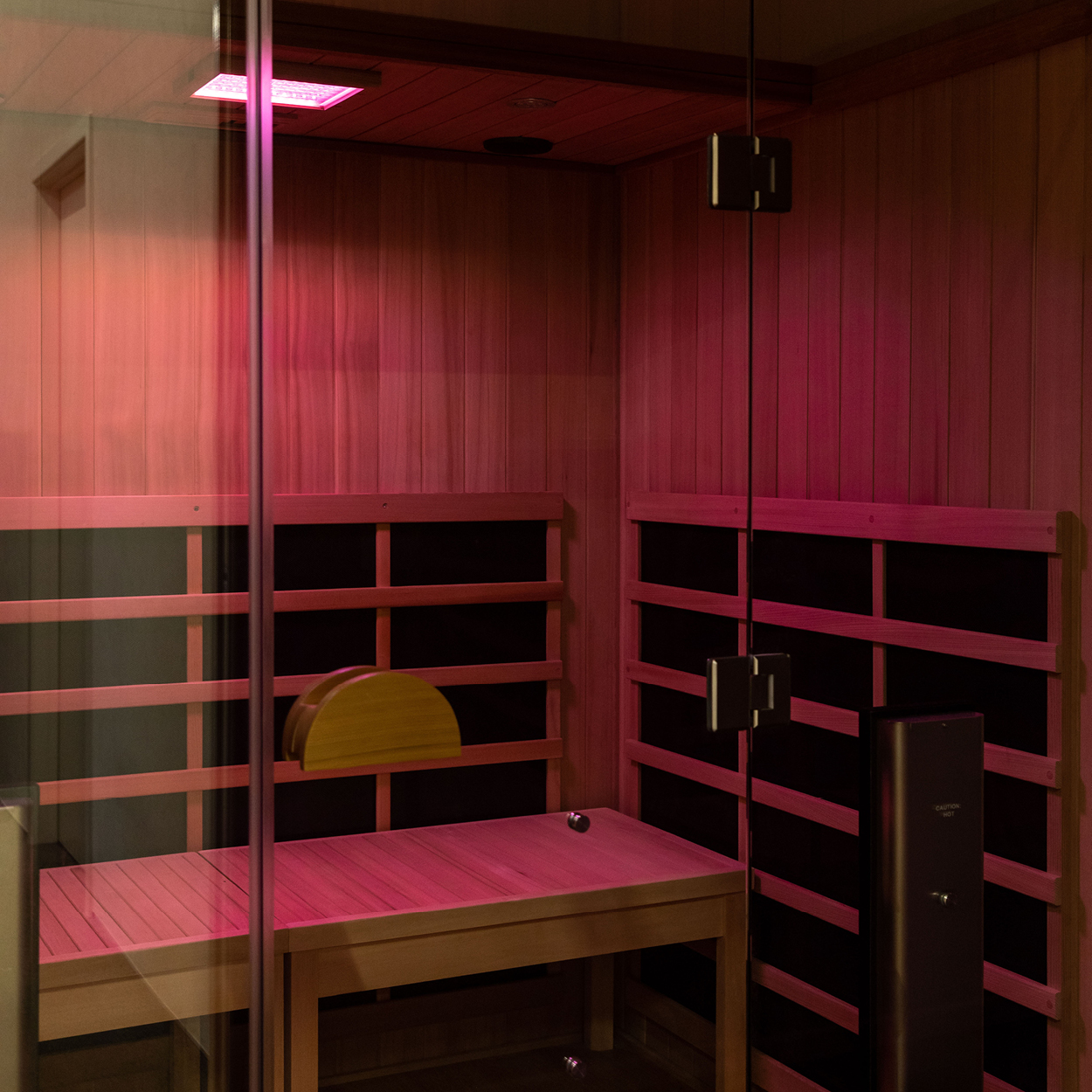 Embrace the healing properties of light therapy and infrared saunas at