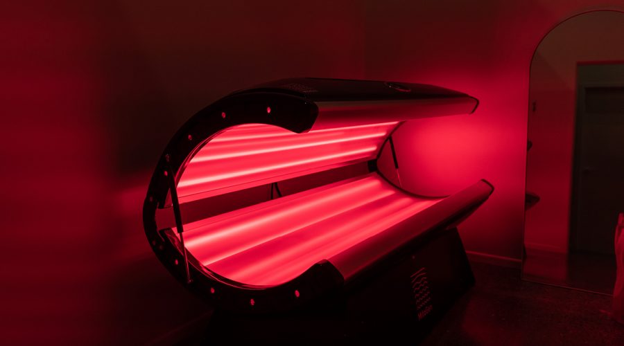 Embrace the healing properties of light therapy and infrared saunas at