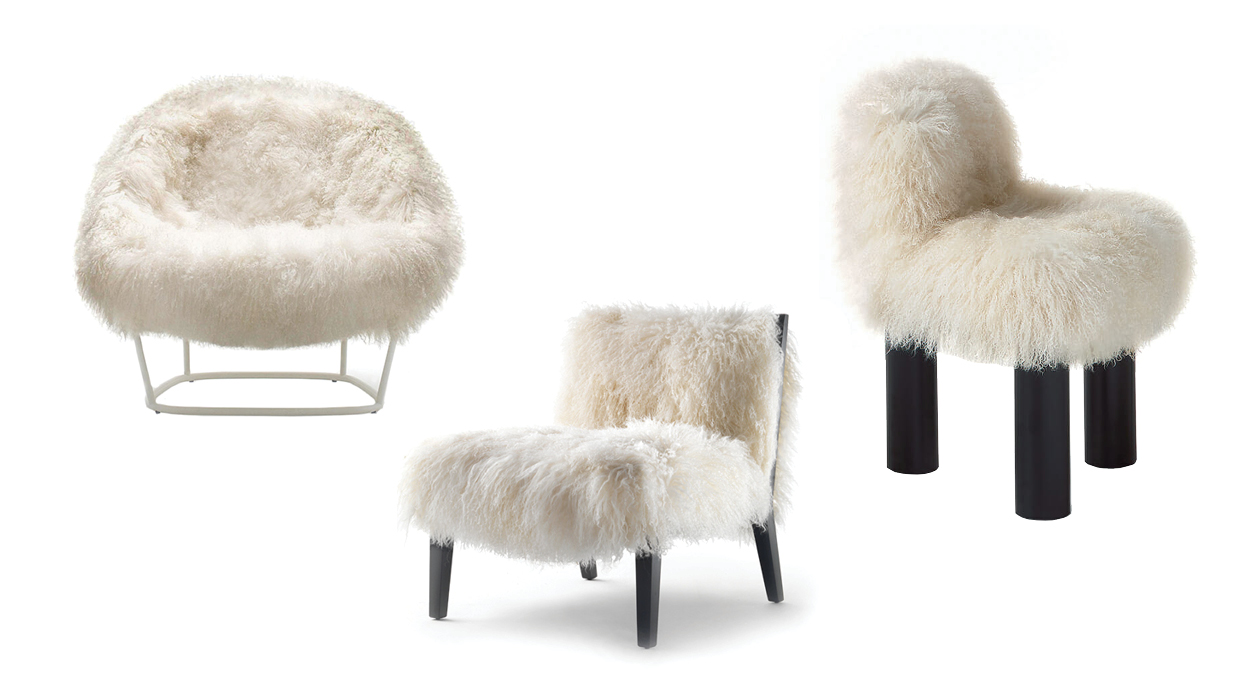 fuzzy living room chairs