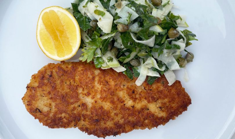 This chicken schnitzel recipe is here to satisfy your comfort food cravings