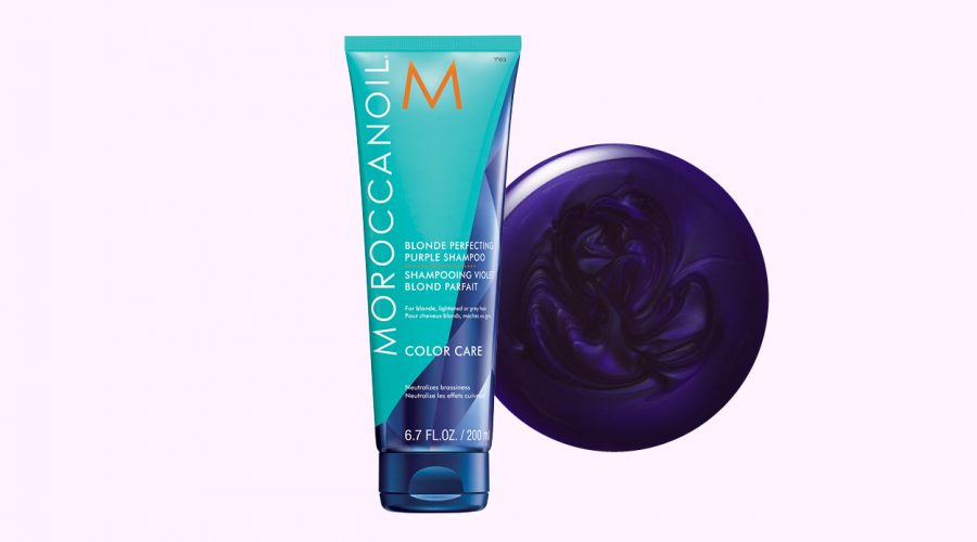 Moroccanoil's Blonde Perfecting Purple Shampoo