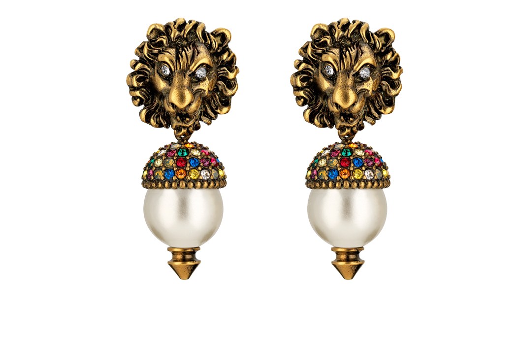 Lion Head Earrings