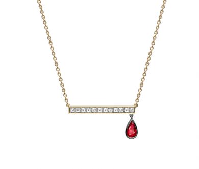 Jessica McCormack Strike Diamond & Ruby Necklace