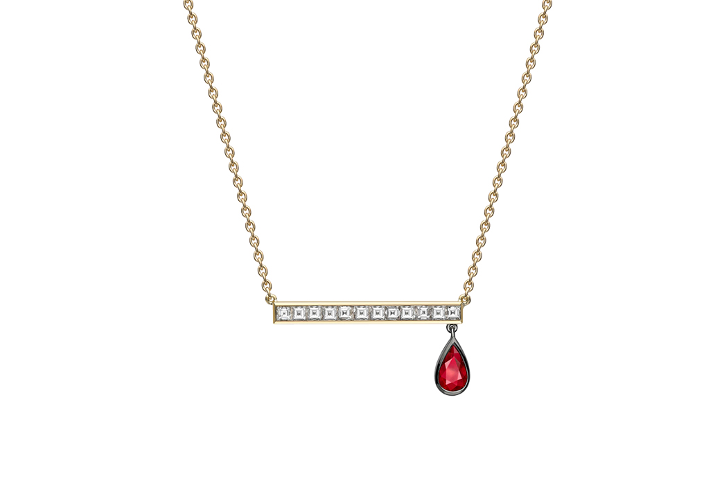 Jessica McCormack Strike Diamond & Ruby Necklace