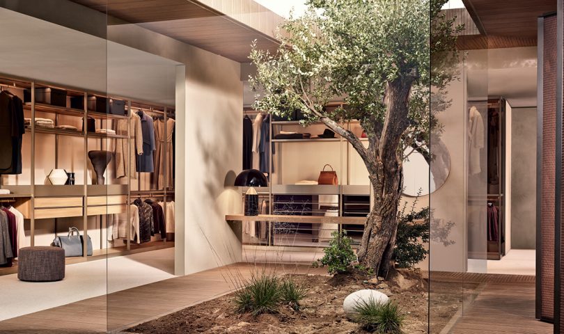 Give your clothes the treatment they deserve with this impeccably-designed walk-in wardrobe