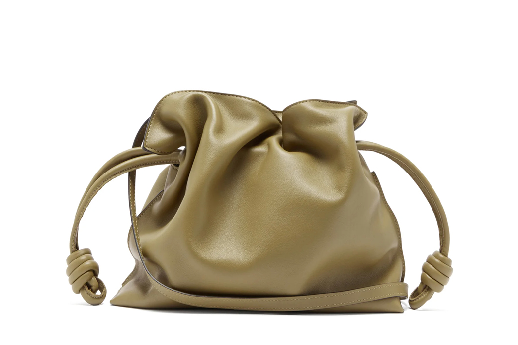 Loewe Flamenco leather clutch