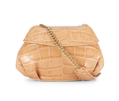 D LY P Tops Off Mini Croc Clutch