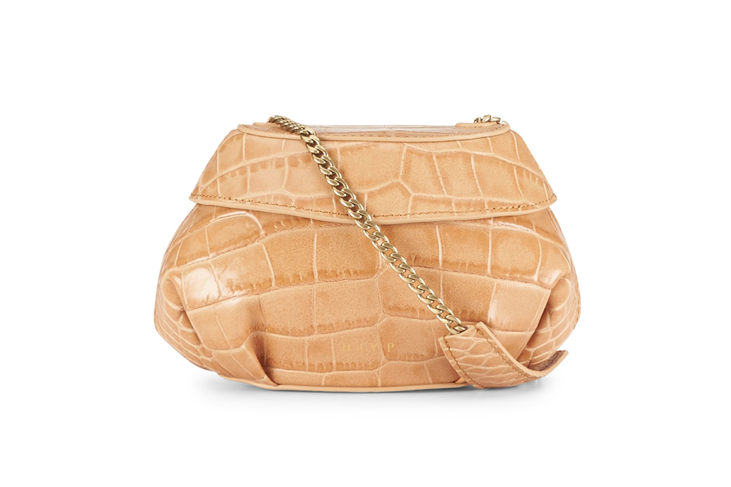 D LY P Tops Off Mini Croc Clutch