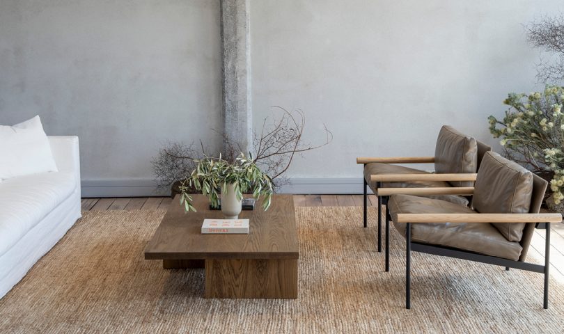 Nodi showroom, bringing its timeless, natural rugs to Ponsonby