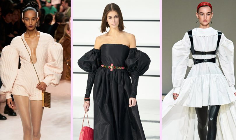 Arm candy: Embrace volume with puffed sleeves, this season’s statement style