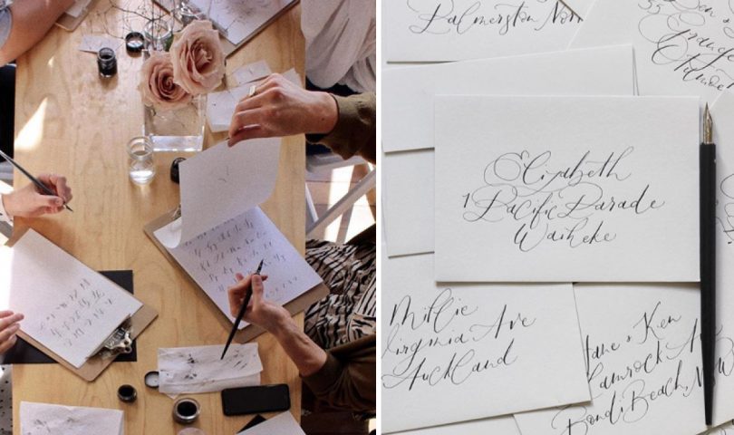 Make your Christmas cards extra special this year with this calligraphy workshop