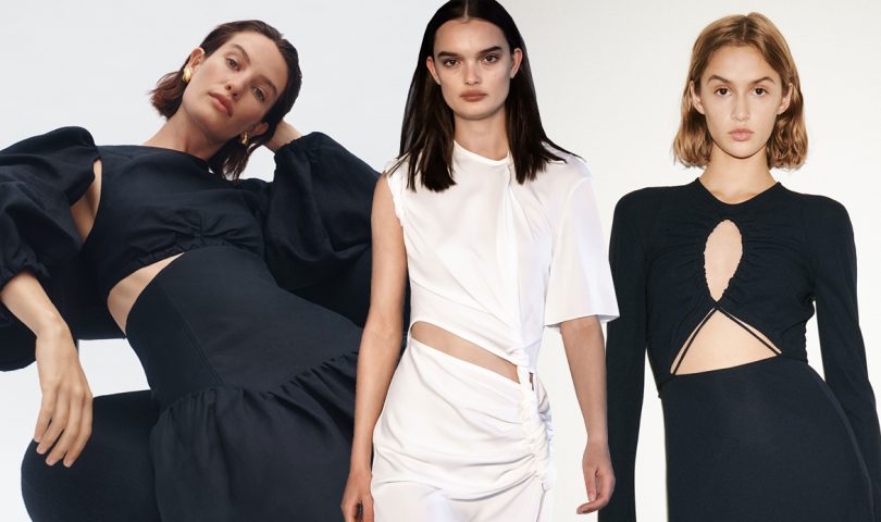 Peep show: Show a touch of skin with cut-out clothing, this season’s coolest trend