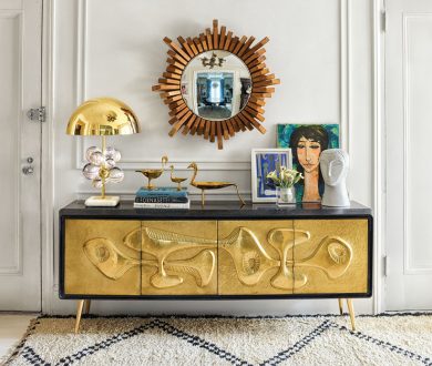 Add a stylish yet practical touch to any space with these sleek consoles