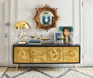 Add a stylish yet practical touch to any space with these sleek consoles