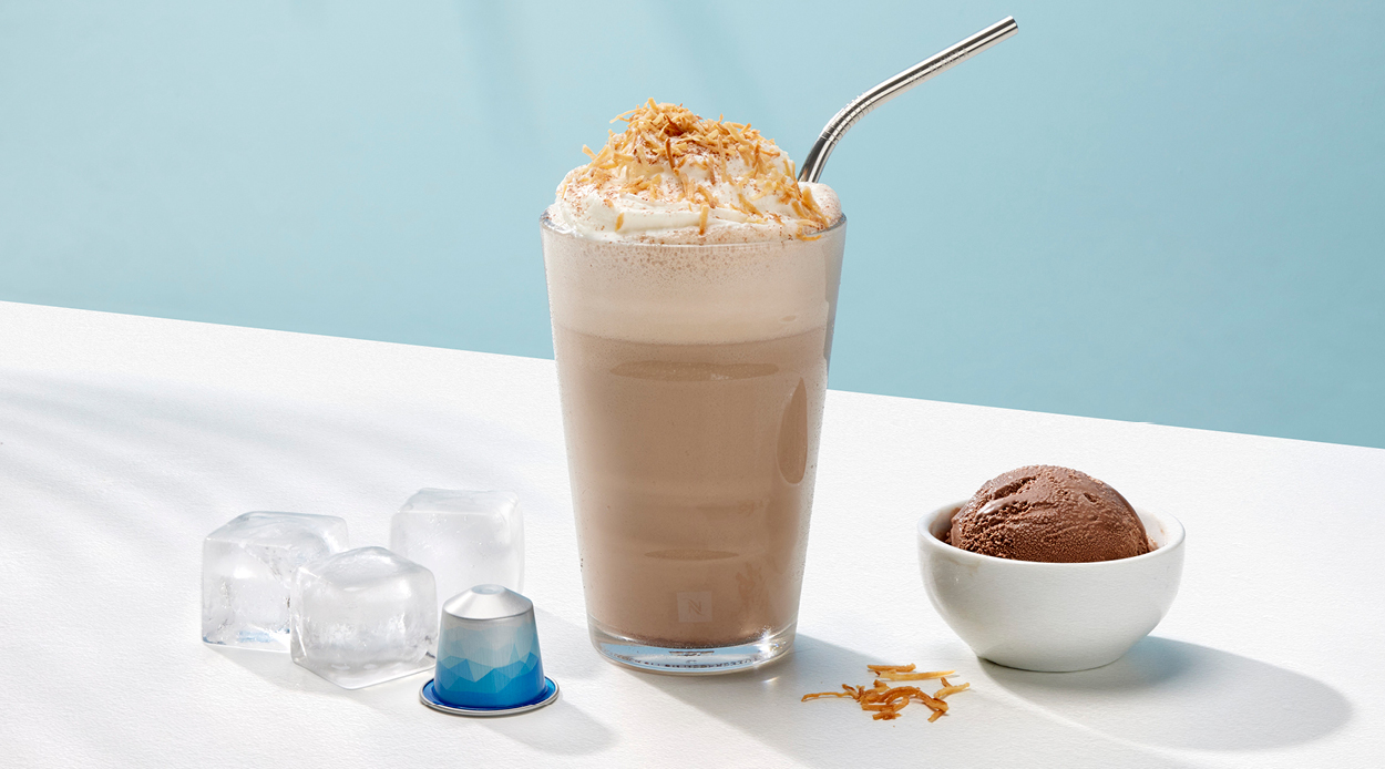 How to make a cafe-quality iced coffee frappe at home with Nespresso