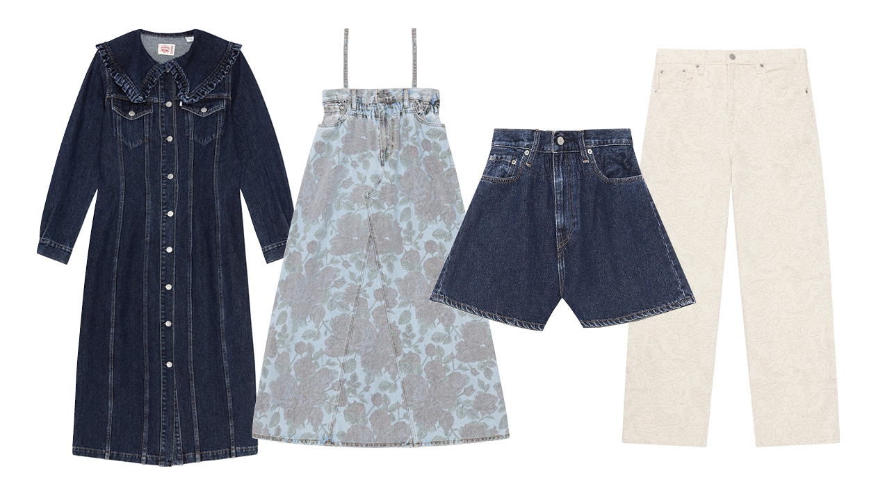 ganni x levi's dress