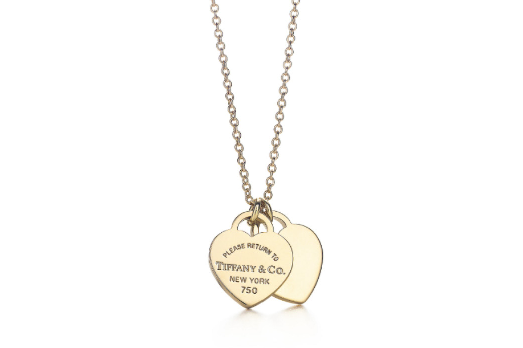 Tiffany & Co. double heart tag pendant