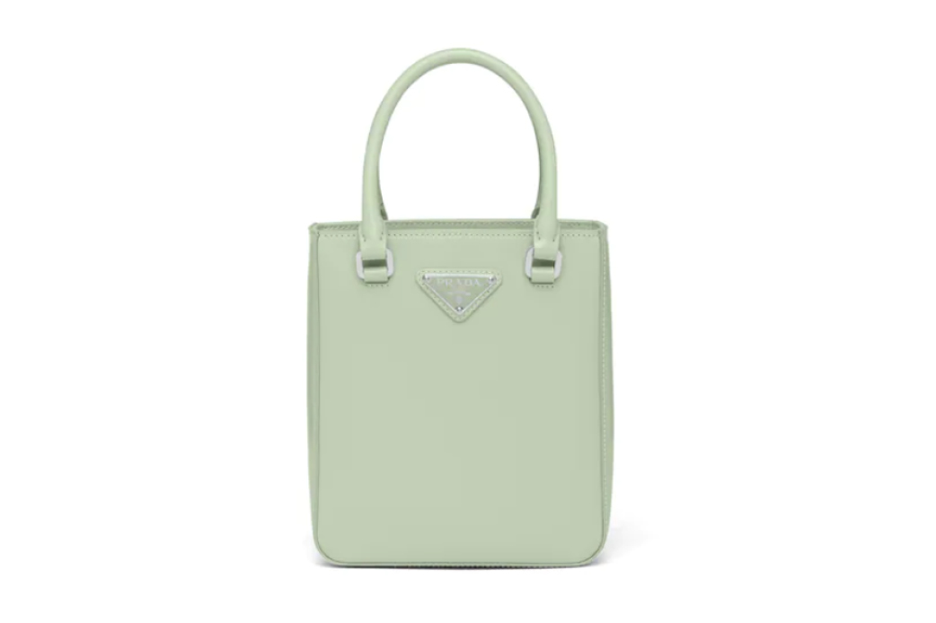 Prada Brushed Leather Tote