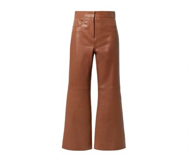 Stand Studio Eudora leather flared pants